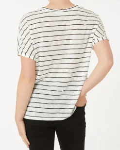 Gestreiftes T-Shirt Janina, Rundhalsausschnitt-KiK Onlineshop Clearance