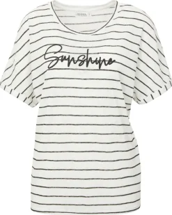 Gestreiftes T-Shirt Janina, Rundhalsausschnitt-KiK Onlineshop Clearance