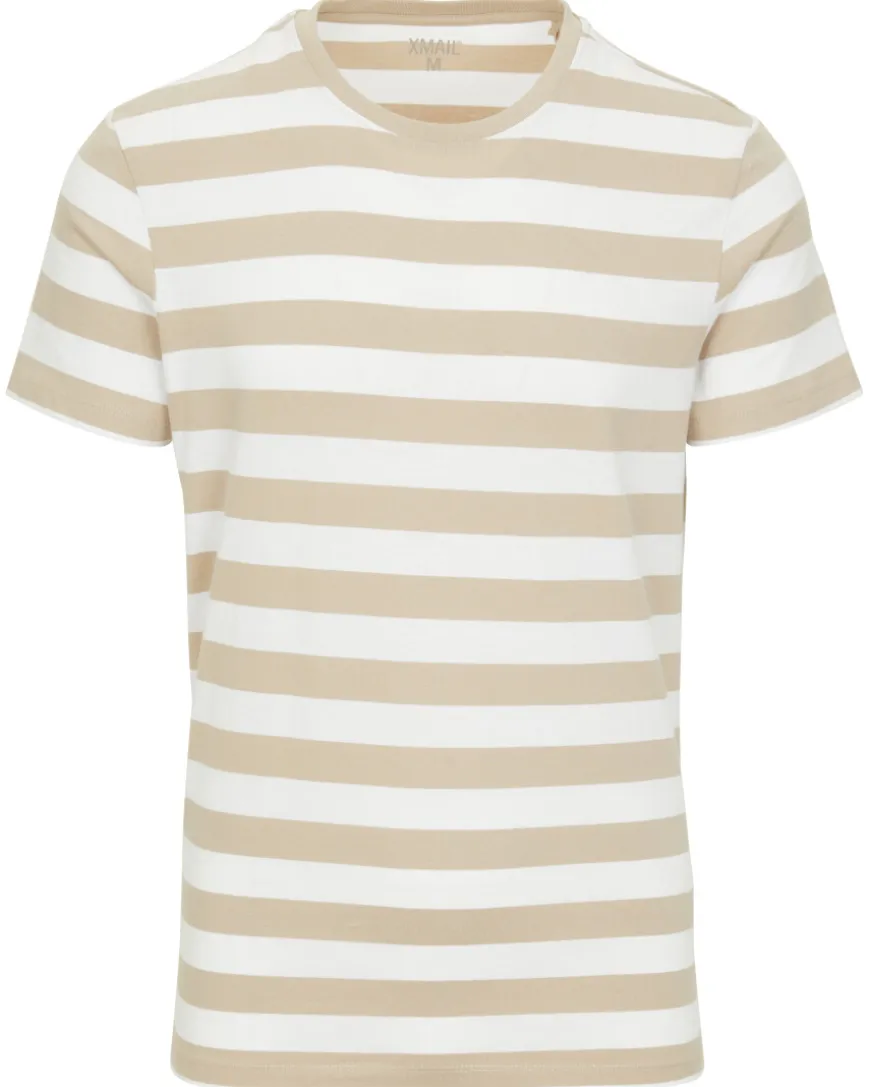 Gestreiftes T-Shirt X-Mail, Rundhalsausschnitt-KiK Onlineshop Outlet