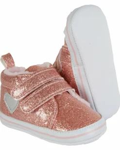 Glitzernde Babyschuhe Teddykopf_Baby, Klettverschluss-KiK Onlineshop Best