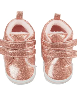 Glitzernde Babyschuhe Teddykopf_Baby, Klettverschluss-KiK Onlineshop Best