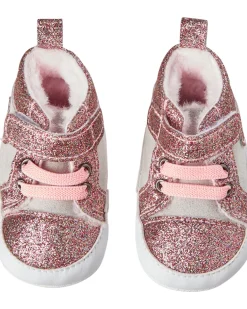 Glitzernde Babyschuhe Teddykopf_Baby, Klettverschluss-KiK Onlineshop Cheap