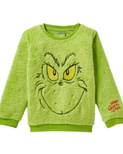 Grinch Flauschpullover Weihnachten Stickerei-KiK Onlineshop Online