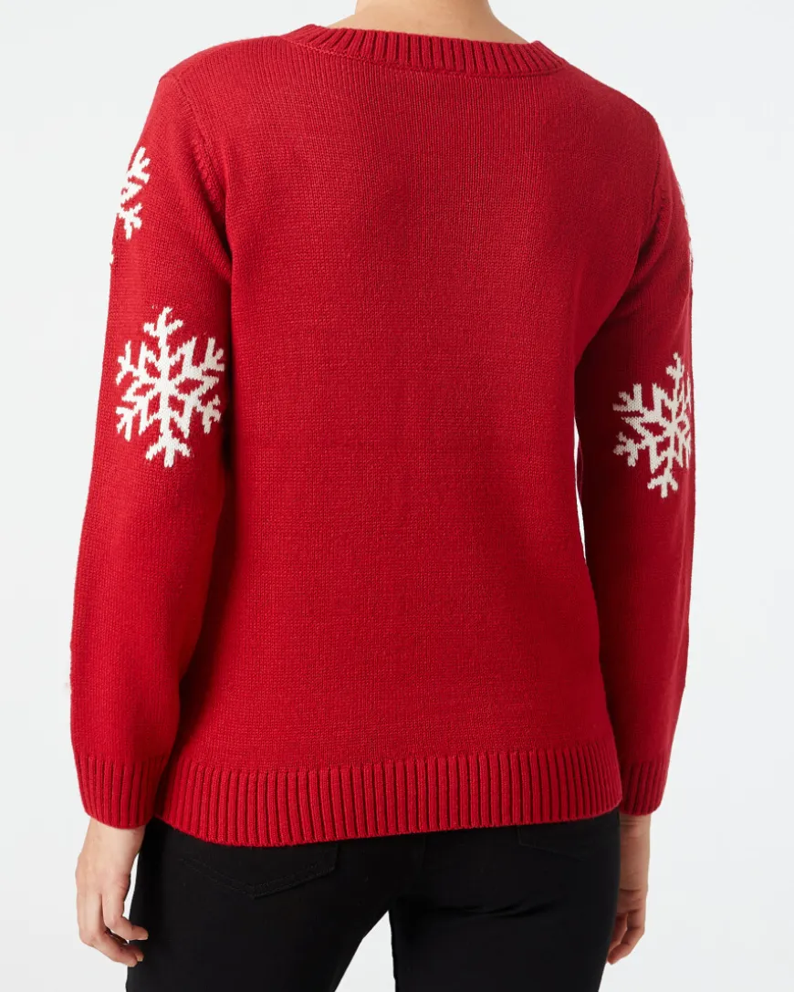 Grinch Strickpullover Weihnachten Pailletten-KiK Onlineshop Best