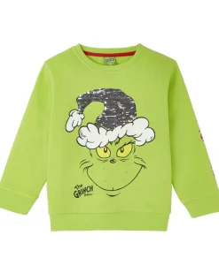 Grinch Sweatshirt Weihnachten Wendepailletten-KiK Onlineshop Cheap