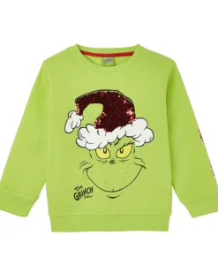 Grinch Sweatshirt Weihnachten Wendepailletten-KiK Onlineshop Cheap