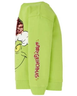 Grinch Sweatshirt Weihnachten Wendepailletten-KiK Onlineshop Cheap