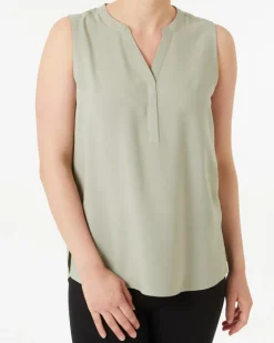 es Blusentop Janina, Y-Ausschnitt-KiK Onlineshop Discount