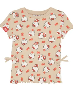 Hello Kitty T-Shirt gerippt-KiK Onlineshop Outlet