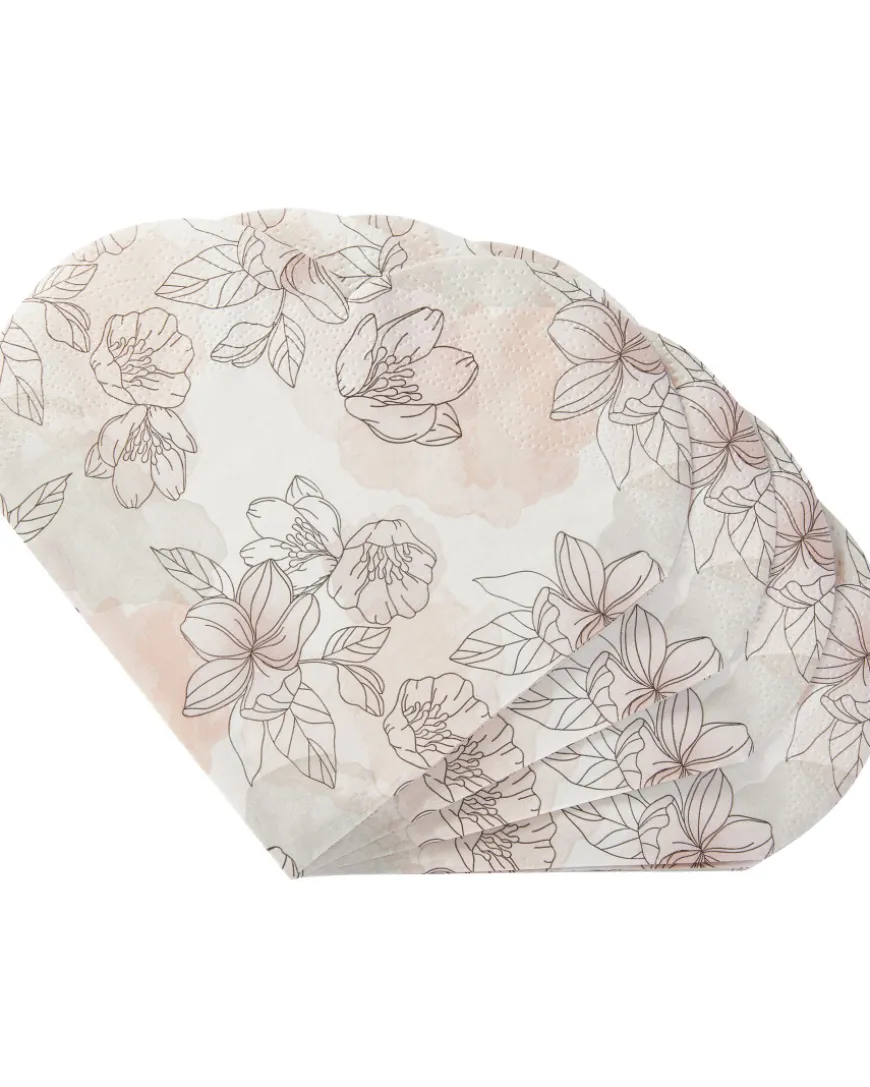 Herzförmige Servietten 12er-Pack, verschiedene Designs-KiK Onlineshop Flash Sale
