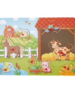 Holzpuzzle mit 8 Teilen Happy People-KiK Onlineshop Cheap
