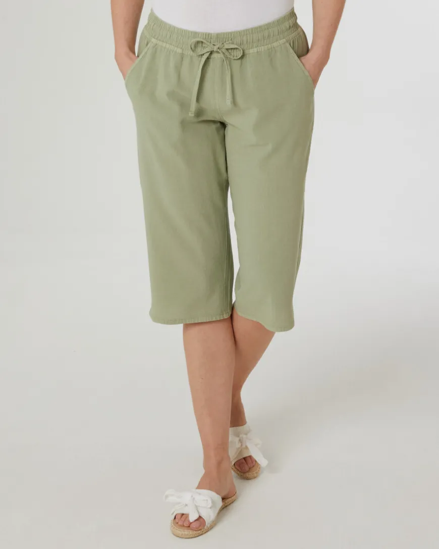 Hose aus Baumwolle Janina, Caprilänge-KiK Onlineshop Clearance
