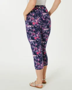 Hose mit Blumen Janina, Caprilänge-KiK Onlineshop Online