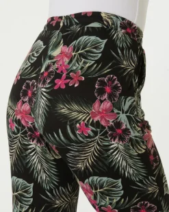 Hose mit Palmenblättern Janina, Caprilänge-KiK Onlineshop Online