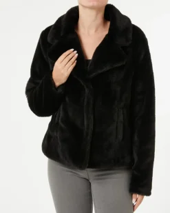 Jacke aus Kunstfell Janina, Reverskragen-KiK Onlineshop Hot