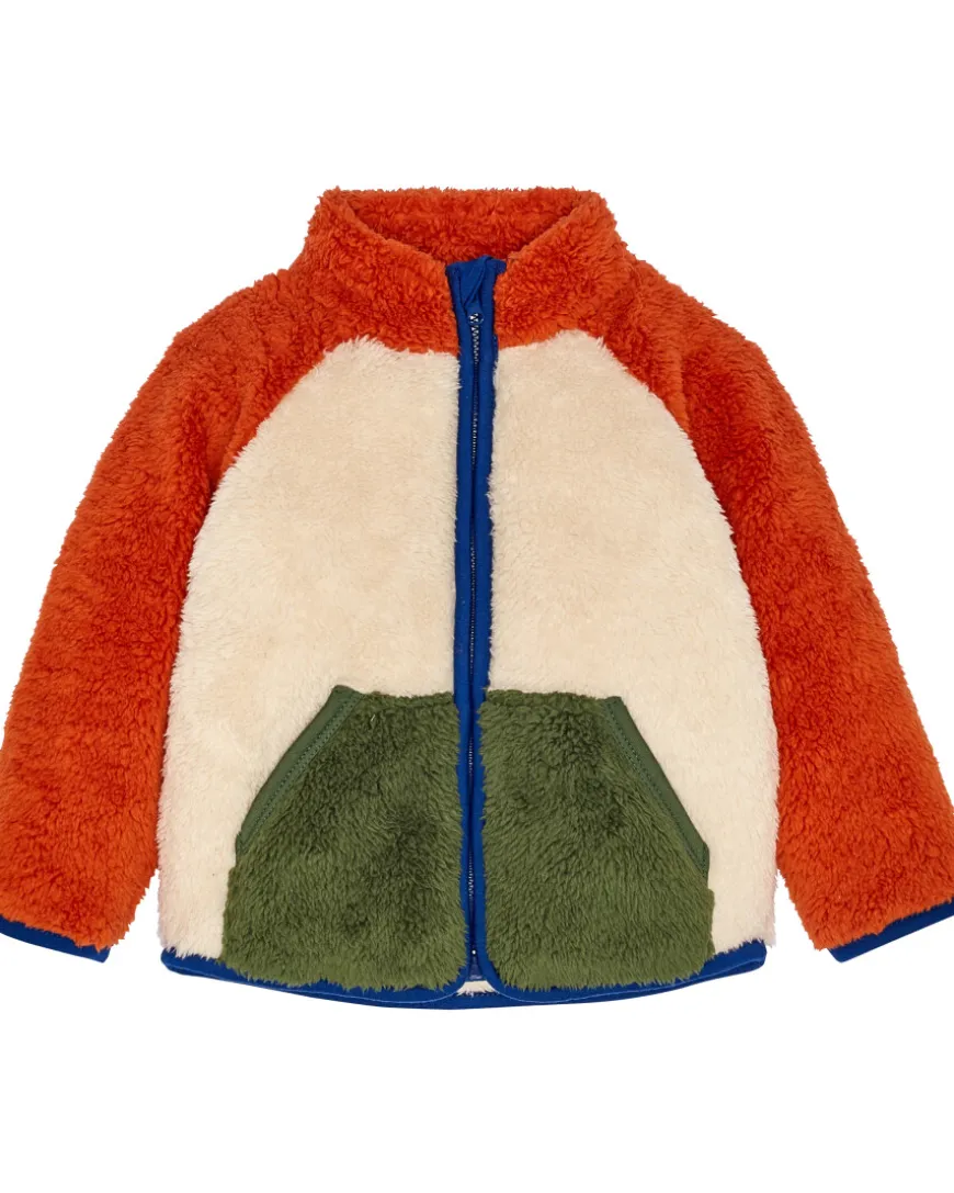 Jacke aus Teddyfleece Ergee, Colour-Blocking-KiK Onlineshop Flash Sale