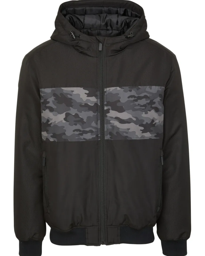 Jacke mit Rippbündchen X-Mail, Kapuze-KiK Onlineshop Hot