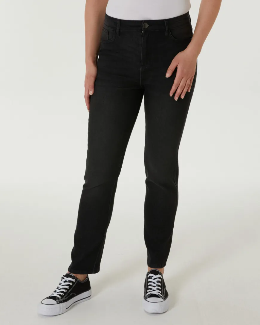 Jeans High Waist Janina, Straight-fit-KiK Onlineshop Flash Sale