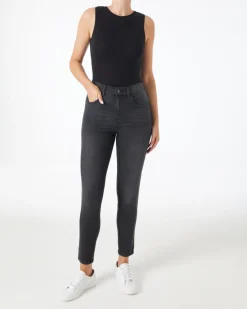 Jeans mit Waschungseffekten Janina, Skinny-fit, High-Waist-KiK Onlineshop Clearance