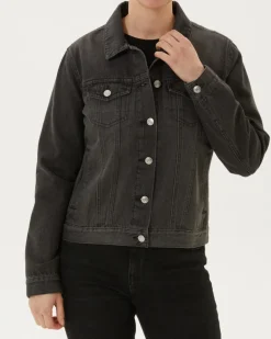 Jeansjacke Janina, Knopfleiste-KiK Onlineshop Cheap