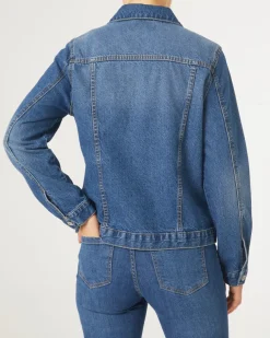 Jeansjacke mit Taschen Janina, Knopfleiste-KiK Onlineshop Outlet