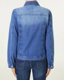 Jeansjacke mit Waschungseffekten Janina, Knopfleiste-KiK Onlineshop Hot