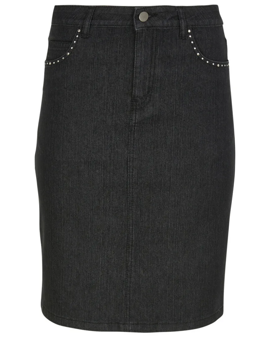 Jeansrock mit Strass Janina, schmale Passform-KiK Onlineshop Outlet