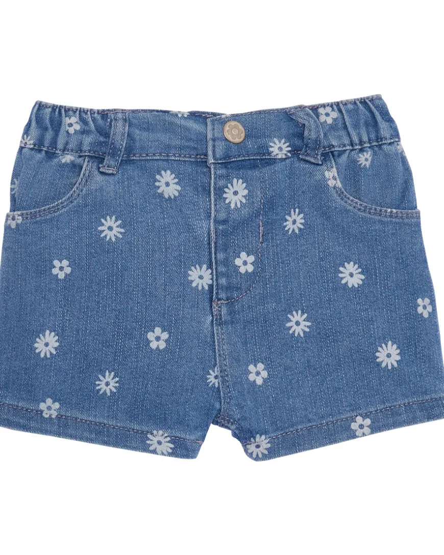 Jeans-Shorts mit Blumen Ergee, verstellbare Bundweite-KiK Onlineshop New