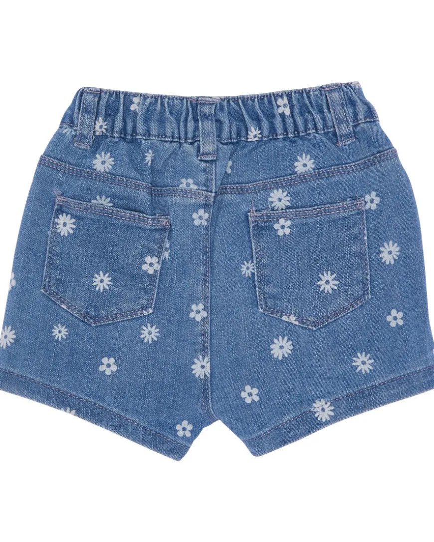 Jeans-Shorts mit Blumen Ergee, verstellbare Bundweite-KiK Onlineshop New