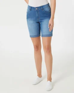 Jeans-Shorts mit Waschungseffekten Janina, Slim-fit-KiK Onlineshop Fashion