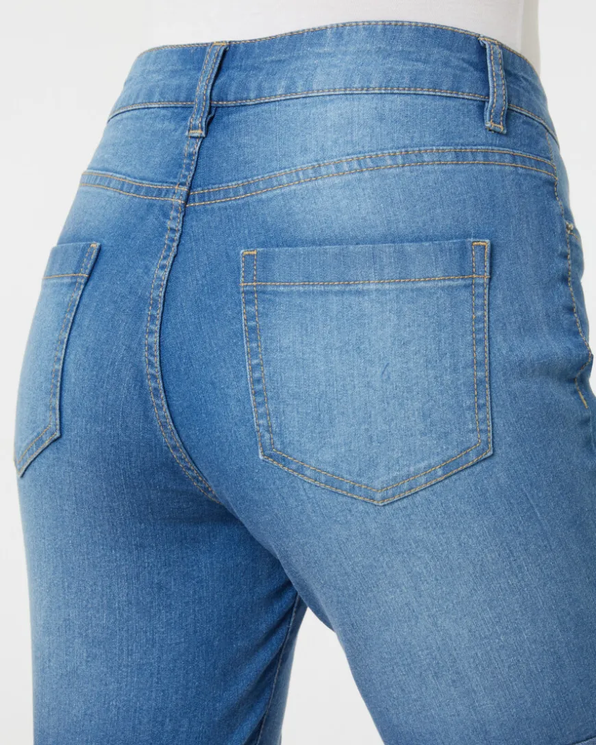 Jeans-Shorts mit Waschungseffekten Janina, Slim-fit-KiK Onlineshop Fashion