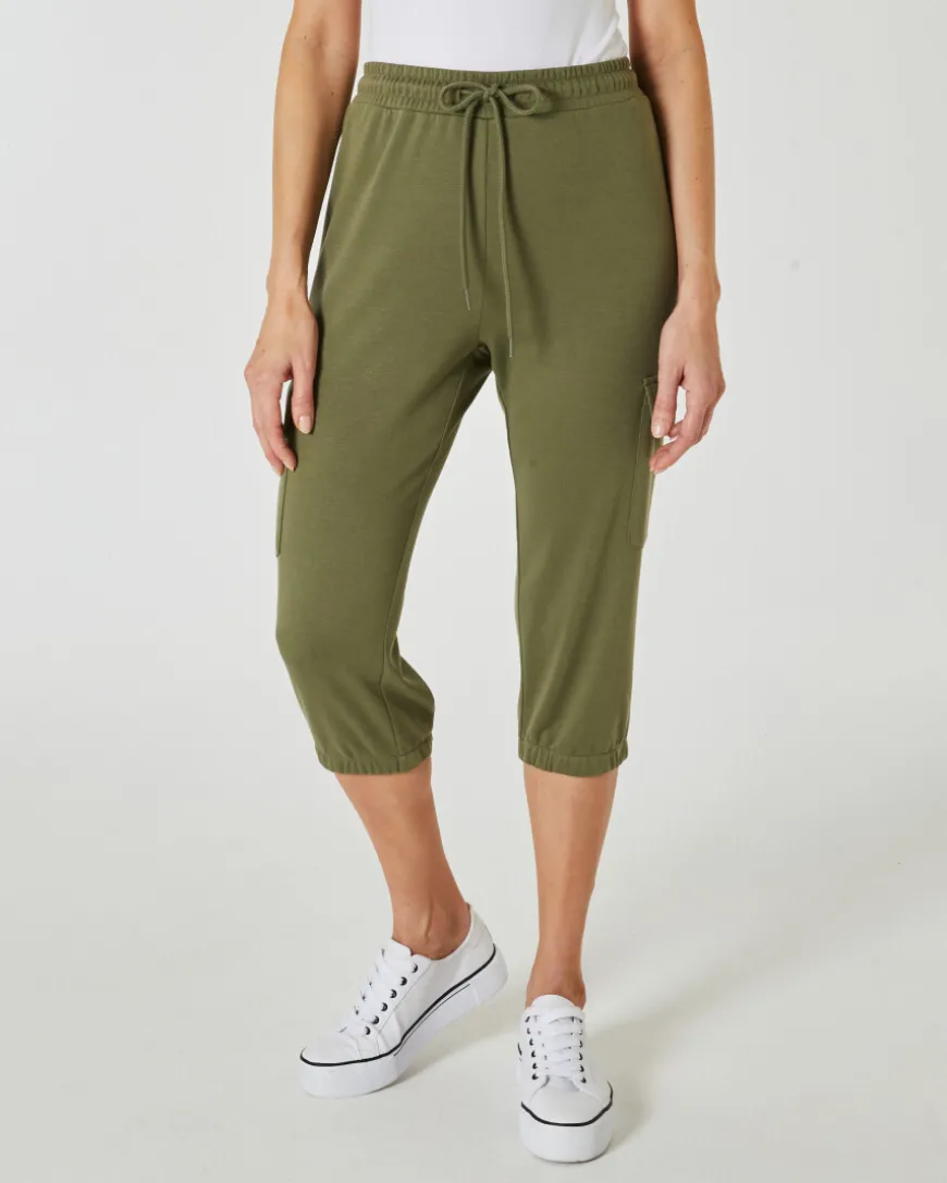 Jogginghose in Caprilänge Janina, elastischer Bund-KiK Onlineshop New