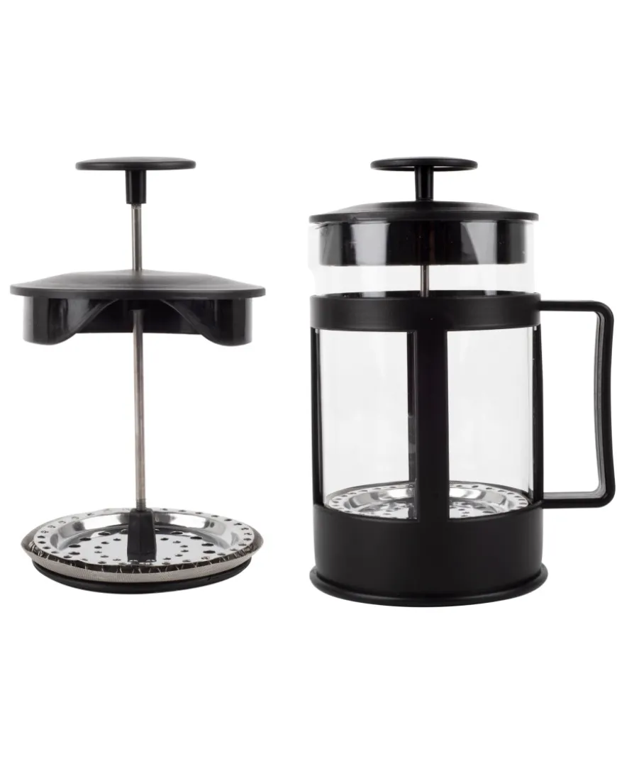 Kaffee- und Teebereiter mit Handpresse, ca. 800 ml-KiK Onlineshop Hot