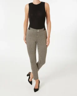 Karierte Pull-on-Hose Janina, Skinny-fit-KiK Onlineshop Cheap