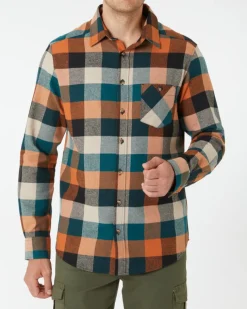 Kariertes Flanellhemd X-Mail, Knopfleiste-KiK Onlineshop Outlet