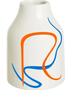 Keramikvase Linien-Design ca. 20 x 30 cm-KiK Onlineshop Store