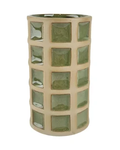 Keramikvase Waffel ca. 11,5 x 20 cm-KiK Onlineshop Cheap