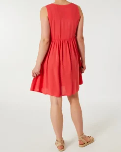 Kleid aus Viskose Janina, mit Taillenband-KiK Onlineshop Fashion