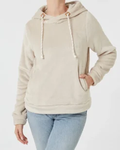 Kuscheliger Fleecepullover Janina, Tunnelzug-KiK Onlineshop Clearance