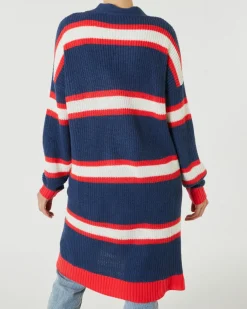 Lang geschnittener Cardigan Janina, Rippbündchen-KiK Onlineshop New