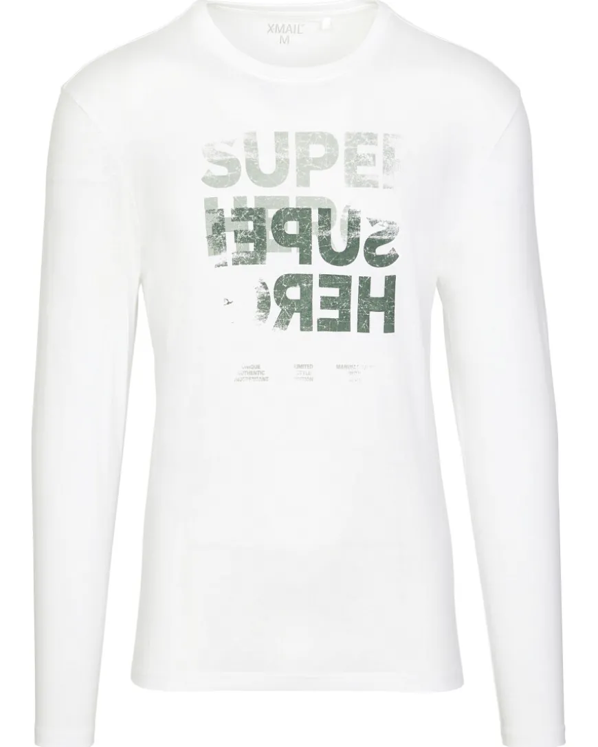 Langarmshirt aus Baumwolle X-Mail, Rundhalsausschnitt-KiK Onlineshop Flash Sale