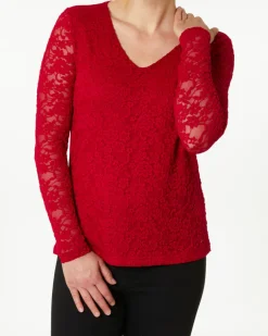 Langarmshirt Janina, Spitze vorne-KiK Onlineshop Best Sale