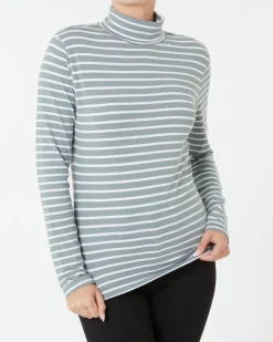 Langarmshirt mit Rollkragen Janina, Stretch-KiK Onlineshop Fashion