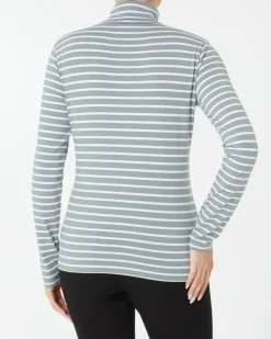 Langarmshirt mit Rollkragen Janina, Stretch-KiK Onlineshop Fashion