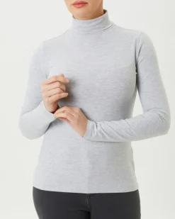 Langarmshirt mit Stehkragen Janina, Stretch-KiK Onlineshop New
