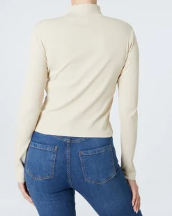 Langarmshirt mit Stehkragen Janina, Stretch-KiK Onlineshop Best