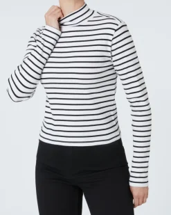 Langarmshirt mit Stehkragen Janina, Stretch-KiK Onlineshop Outlet