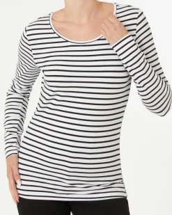 Langarmshirt mit Stretch Janina, Rundhalsausschnitt-KiK Onlineshop Store