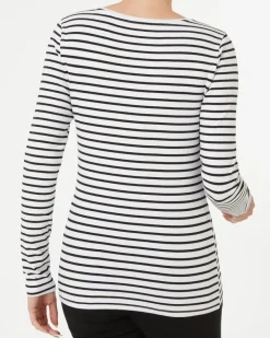 Langarmshirt mit Stretch Janina, Rundhalsausschnitt-KiK Onlineshop Store