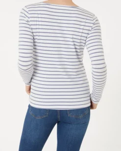 Langarmshirt mit Stretch Janina, Rundhalsausschnitt-KiK Onlineshop Shop